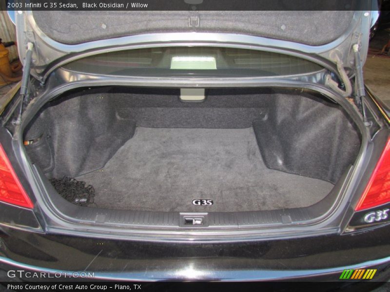Black Obsidian / Willow 2003 Infiniti G 35 Sedan