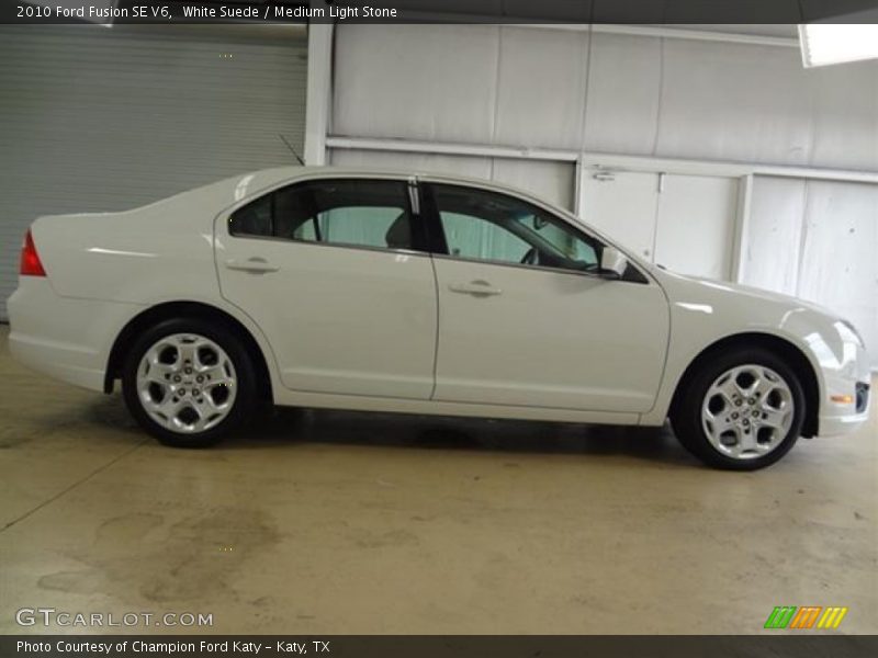 White Suede / Medium Light Stone 2010 Ford Fusion SE V6