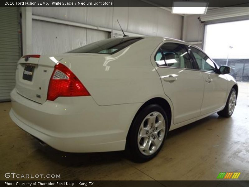 White Suede / Medium Light Stone 2010 Ford Fusion SE V6