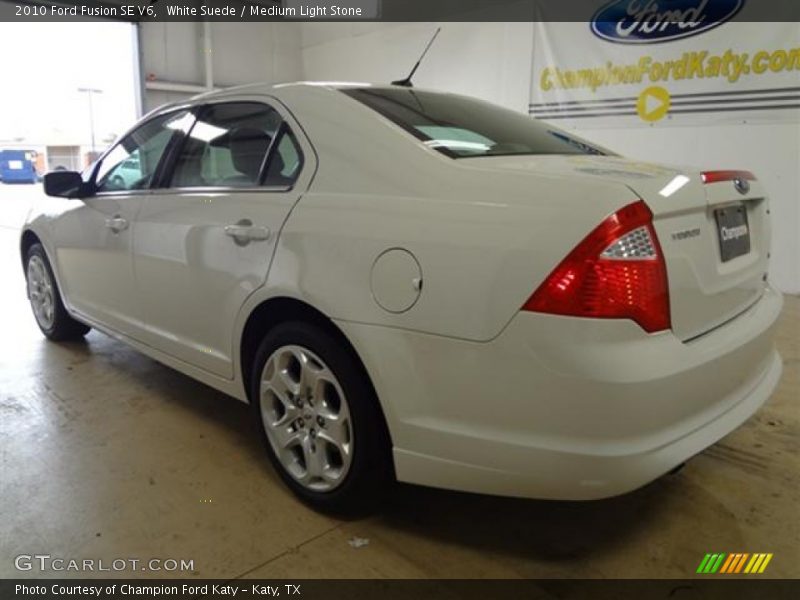 White Suede / Medium Light Stone 2010 Ford Fusion SE V6