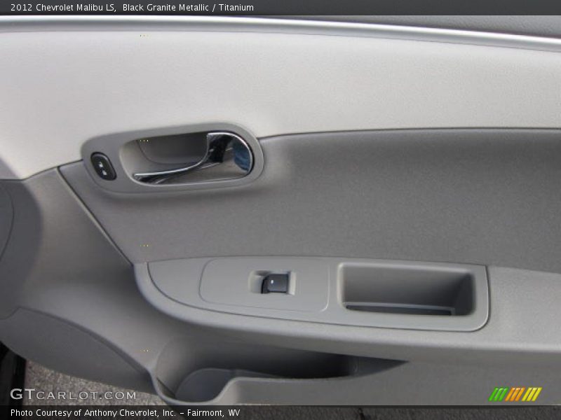Black Granite Metallic / Titanium 2012 Chevrolet Malibu LS