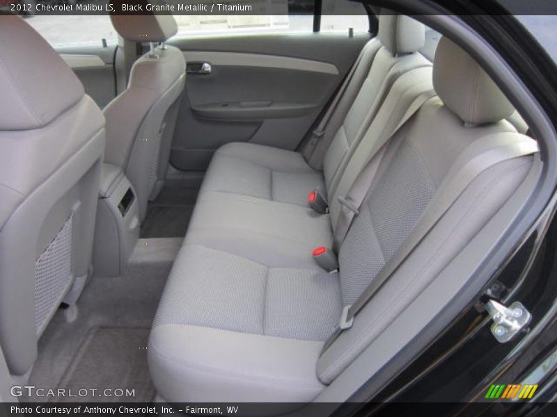 Black Granite Metallic / Titanium 2012 Chevrolet Malibu LS