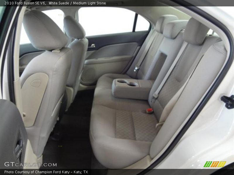 White Suede / Medium Light Stone 2010 Ford Fusion SE V6