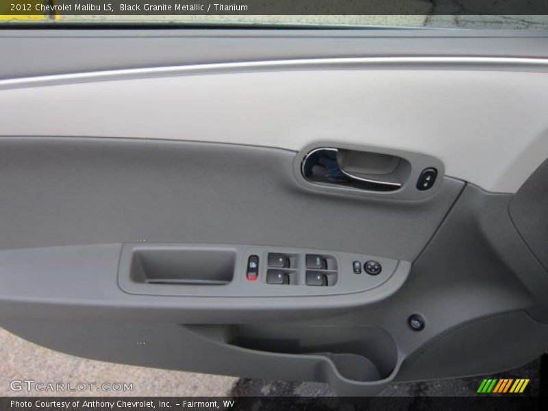 Black Granite Metallic / Titanium 2012 Chevrolet Malibu LS