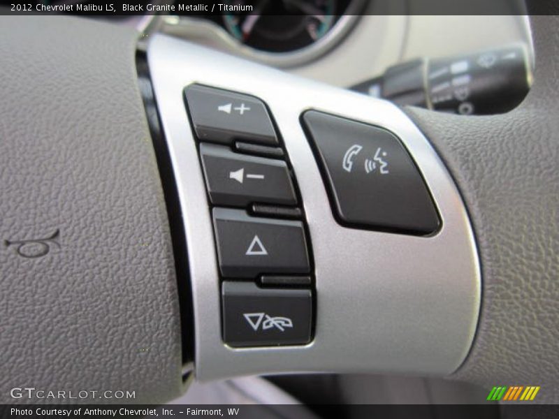Black Granite Metallic / Titanium 2012 Chevrolet Malibu LS