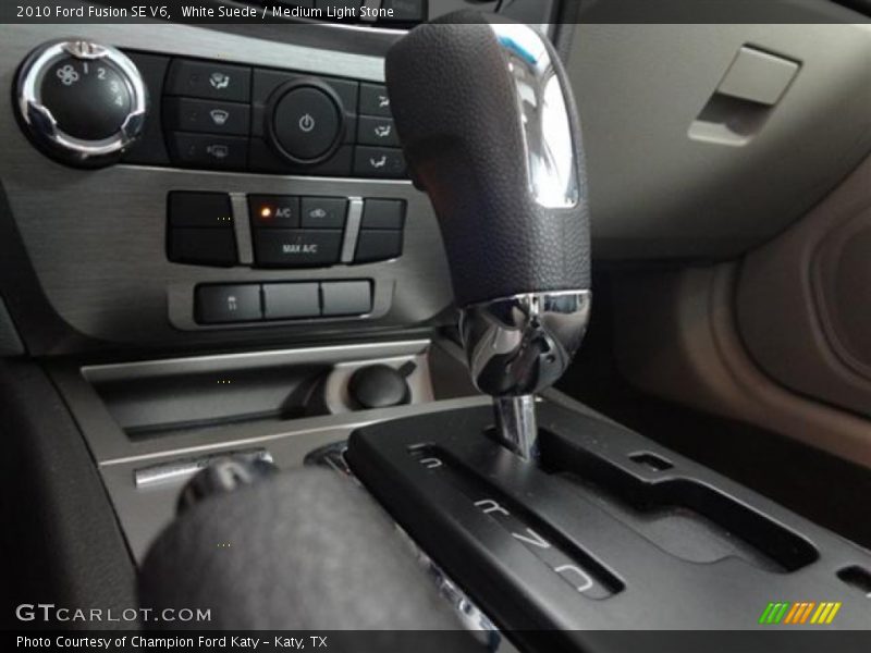 White Suede / Medium Light Stone 2010 Ford Fusion SE V6
