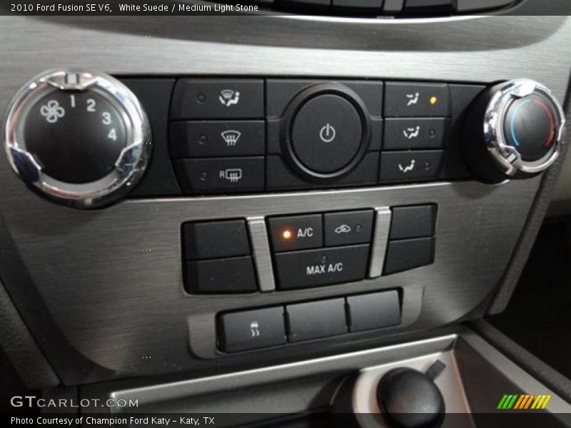 White Suede / Medium Light Stone 2010 Ford Fusion SE V6
