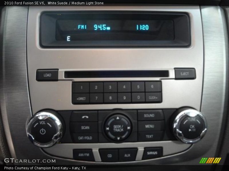 White Suede / Medium Light Stone 2010 Ford Fusion SE V6