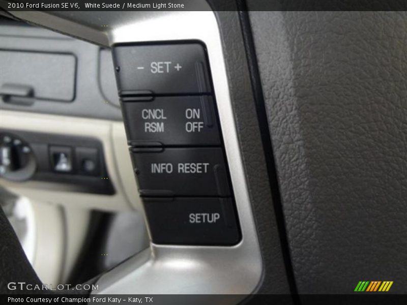 White Suede / Medium Light Stone 2010 Ford Fusion SE V6