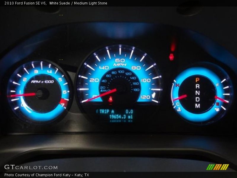 White Suede / Medium Light Stone 2010 Ford Fusion SE V6
