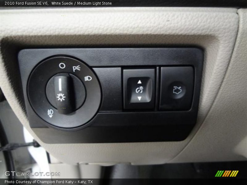 White Suede / Medium Light Stone 2010 Ford Fusion SE V6