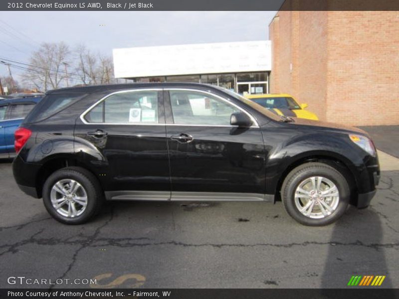 Black / Jet Black 2012 Chevrolet Equinox LS AWD