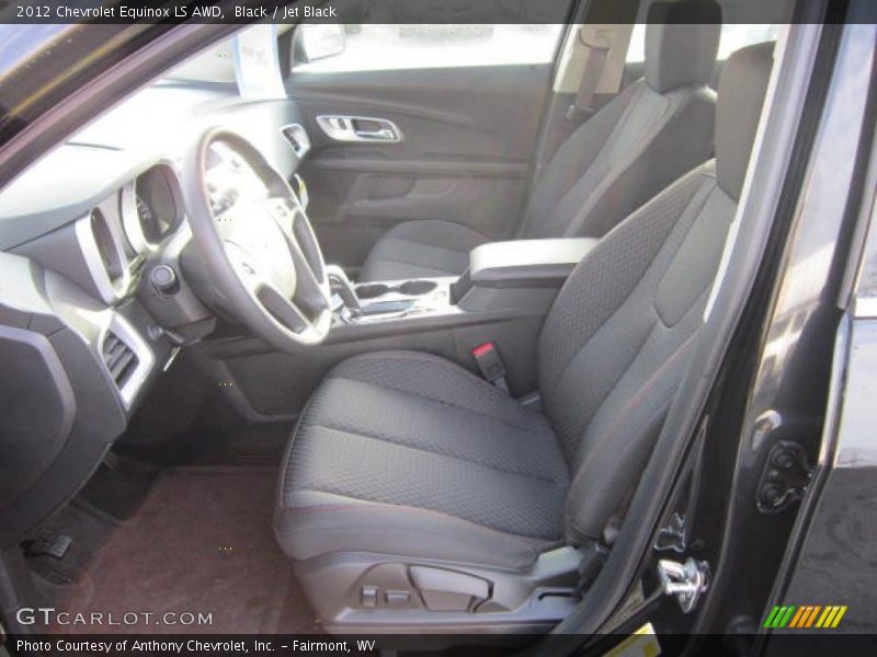 Black / Jet Black 2012 Chevrolet Equinox LS AWD