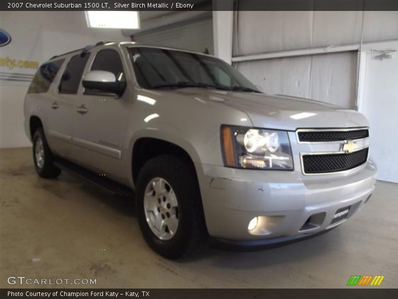 Silver Birch Metallic / Ebony 2007 Chevrolet Suburban 1500 LT