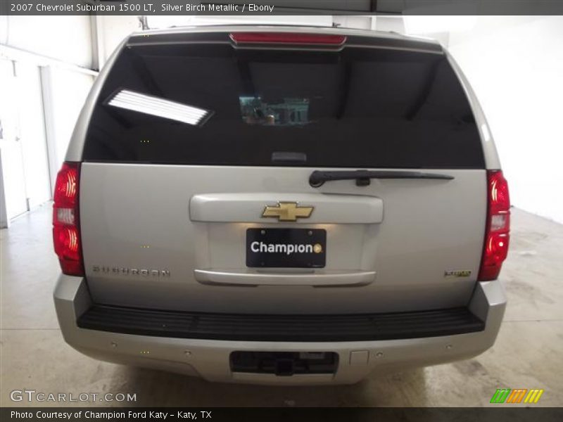 Silver Birch Metallic / Ebony 2007 Chevrolet Suburban 1500 LT