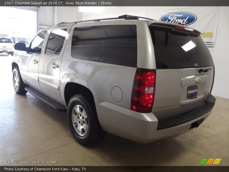Silver Birch Metallic / Ebony 2007 Chevrolet Suburban 1500 LT