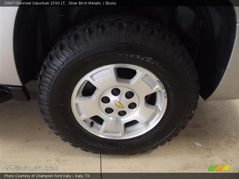 Silver Birch Metallic / Ebony 2007 Chevrolet Suburban 1500 LT