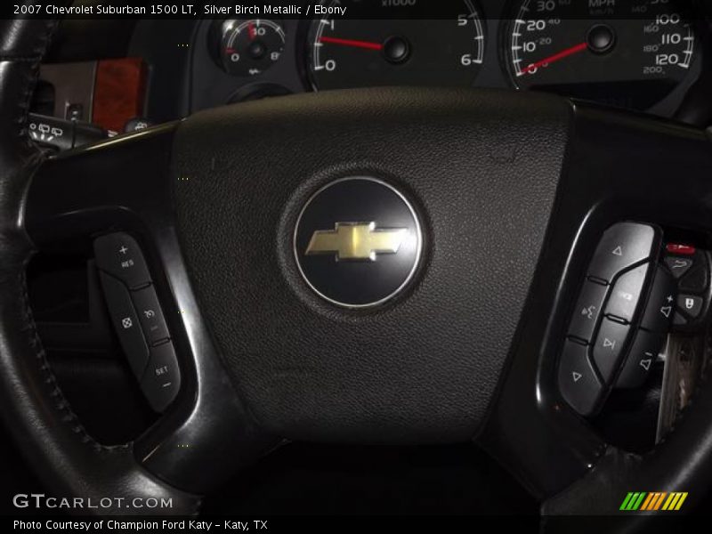 Silver Birch Metallic / Ebony 2007 Chevrolet Suburban 1500 LT