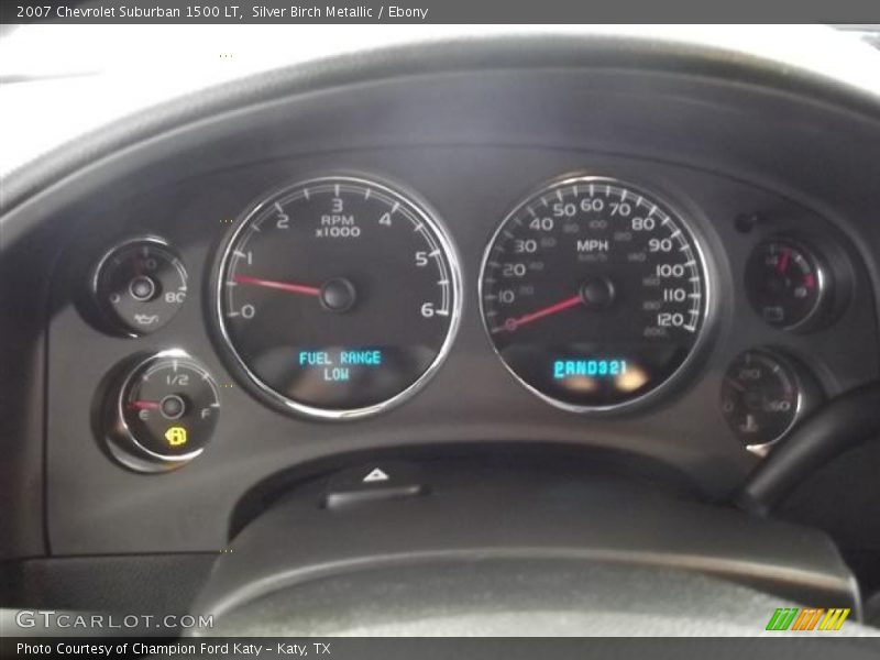Silver Birch Metallic / Ebony 2007 Chevrolet Suburban 1500 LT