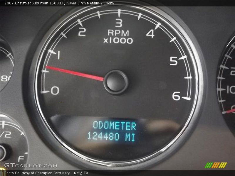 Silver Birch Metallic / Ebony 2007 Chevrolet Suburban 1500 LT