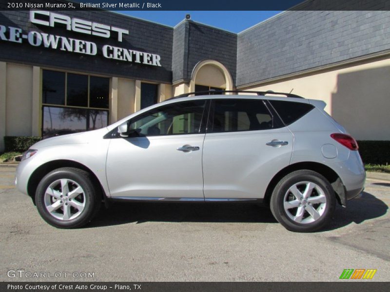 Brilliant Silver Metallic / Black 2010 Nissan Murano SL