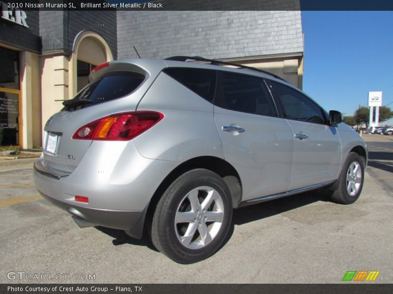 Brilliant Silver Metallic / Black 2010 Nissan Murano SL