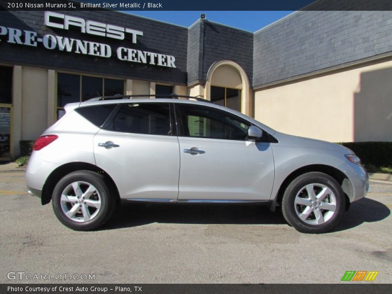 Brilliant Silver Metallic / Black 2010 Nissan Murano SL