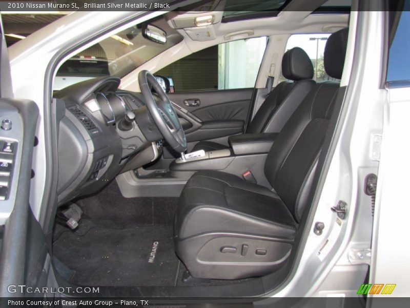 Brilliant Silver Metallic / Black 2010 Nissan Murano SL