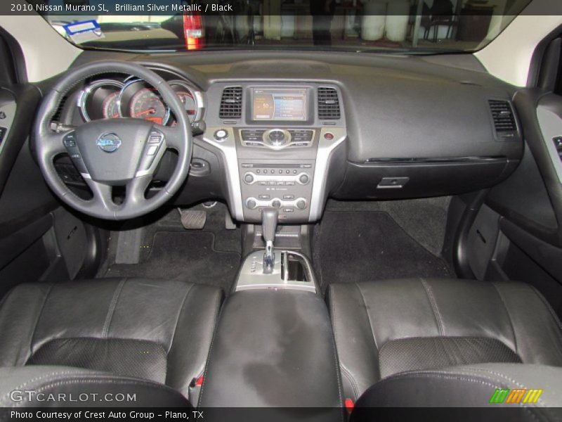Brilliant Silver Metallic / Black 2010 Nissan Murano SL