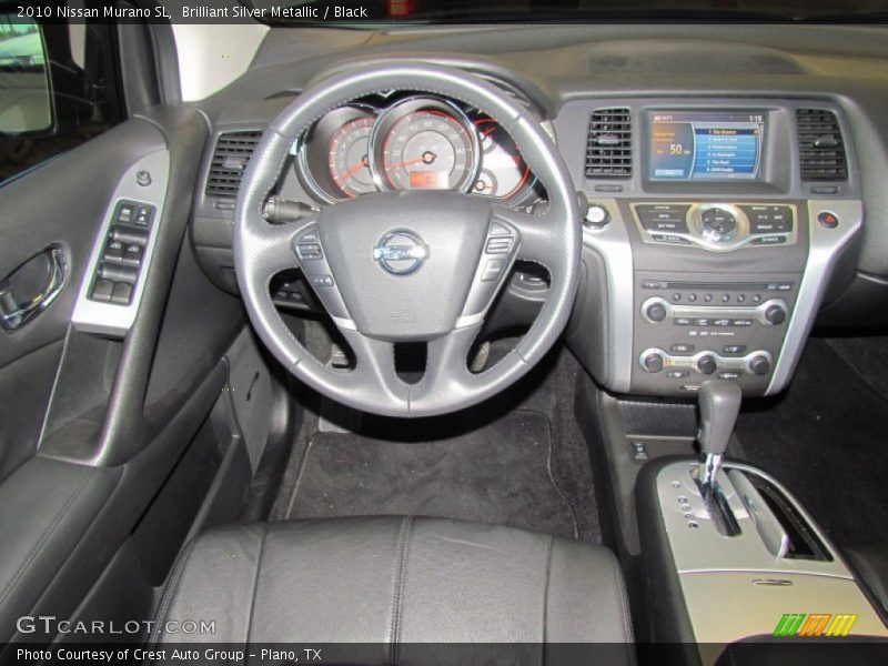Brilliant Silver Metallic / Black 2010 Nissan Murano SL