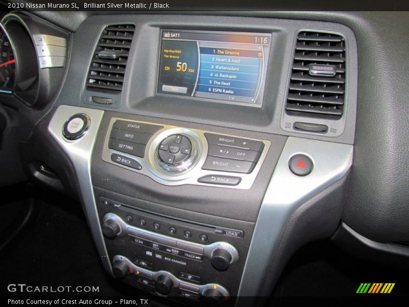 Brilliant Silver Metallic / Black 2010 Nissan Murano SL