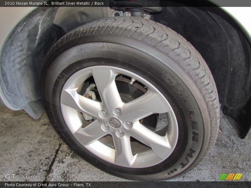 Brilliant Silver Metallic / Black 2010 Nissan Murano SL