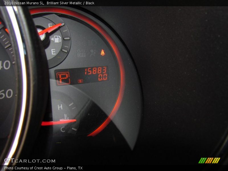 Brilliant Silver Metallic / Black 2010 Nissan Murano SL