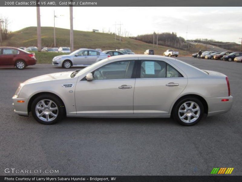 Gold Mist / Cashmere 2008 Cadillac STS 4 V6 AWD