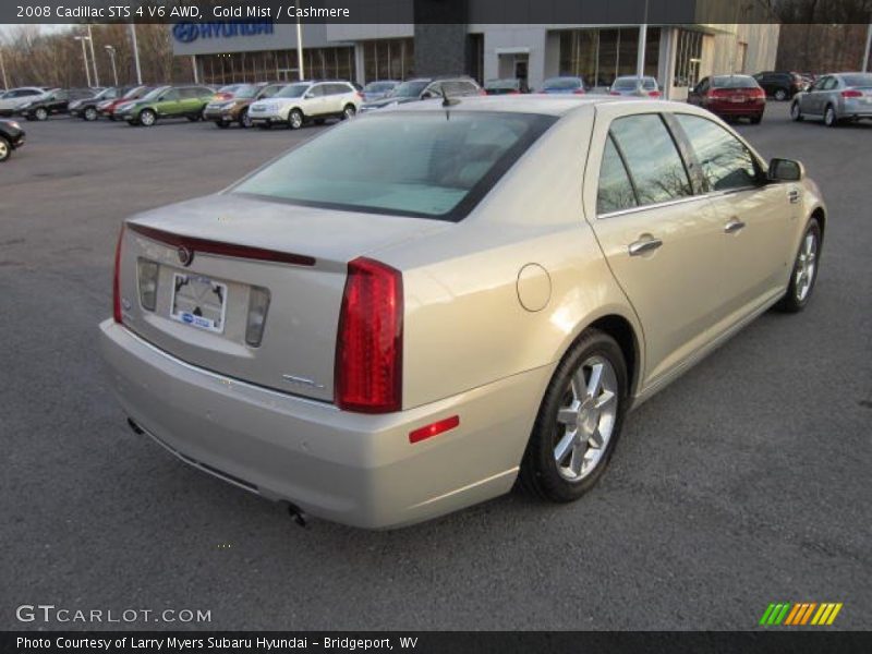 Gold Mist / Cashmere 2008 Cadillac STS 4 V6 AWD