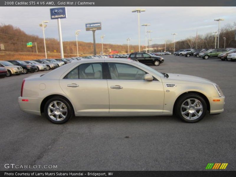 Gold Mist / Cashmere 2008 Cadillac STS 4 V6 AWD