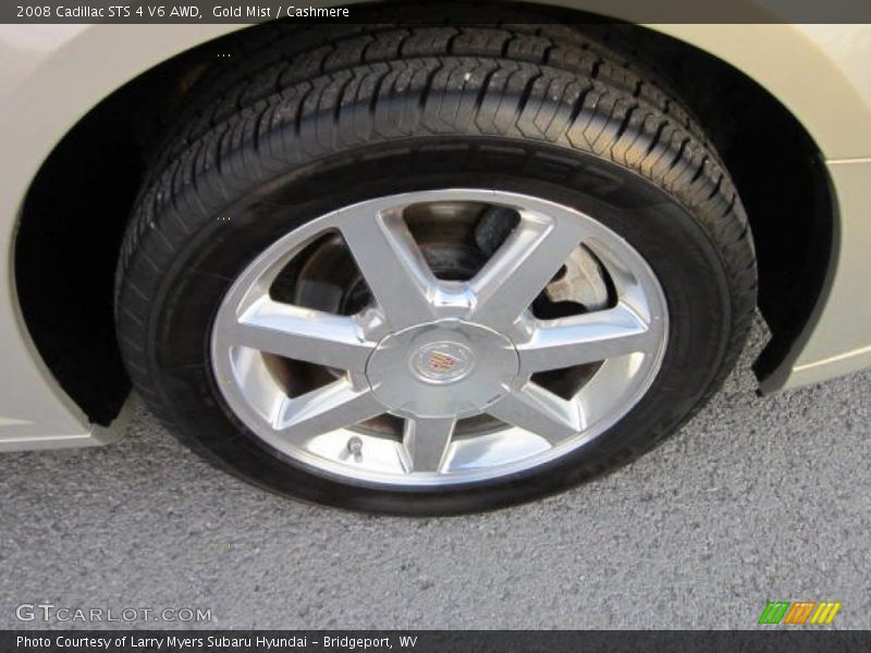 Gold Mist / Cashmere 2008 Cadillac STS 4 V6 AWD