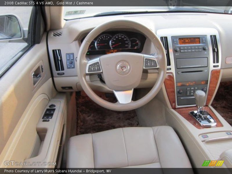 Gold Mist / Cashmere 2008 Cadillac STS 4 V6 AWD