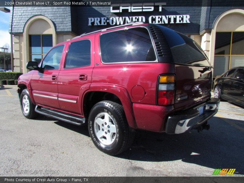 Sport Red Metallic / Tan/Neutral 2004 Chevrolet Tahoe LT