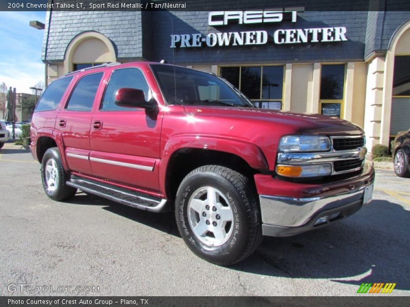 Sport Red Metallic / Tan/Neutral 2004 Chevrolet Tahoe LT