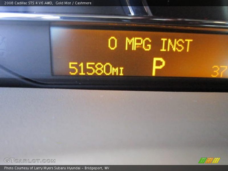 Gold Mist / Cashmere 2008 Cadillac STS 4 V6 AWD