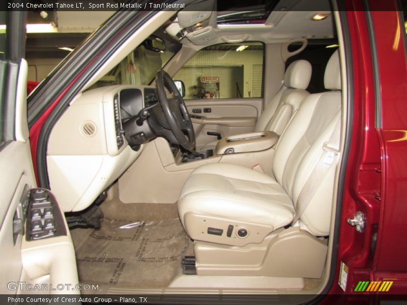 Sport Red Metallic / Tan/Neutral 2004 Chevrolet Tahoe LT