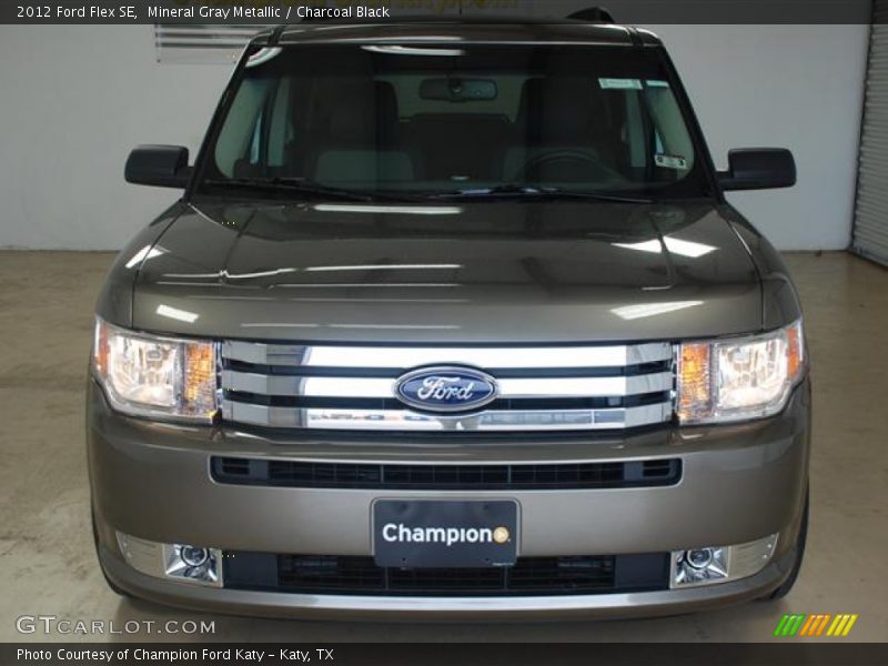 Mineral Gray Metallic / Charcoal Black 2012 Ford Flex SE