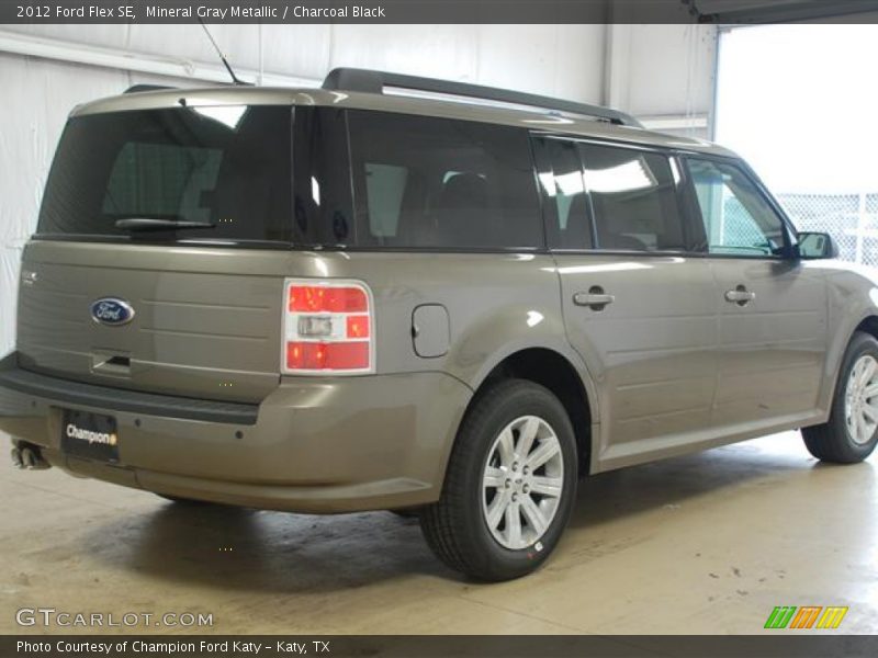Mineral Gray Metallic / Charcoal Black 2012 Ford Flex SE