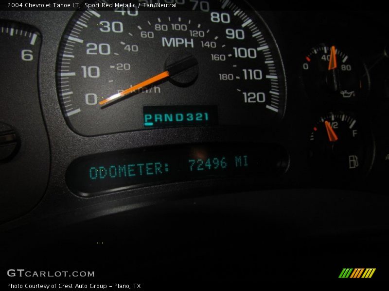 Sport Red Metallic / Tan/Neutral 2004 Chevrolet Tahoe LT