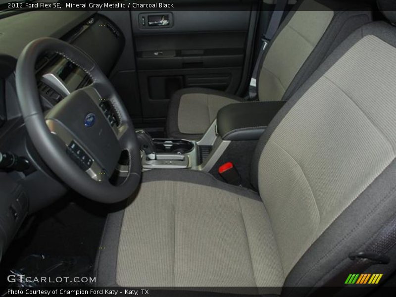 Mineral Gray Metallic / Charcoal Black 2012 Ford Flex SE