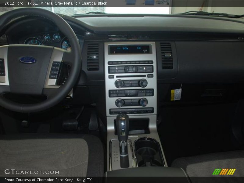 Mineral Gray Metallic / Charcoal Black 2012 Ford Flex SE