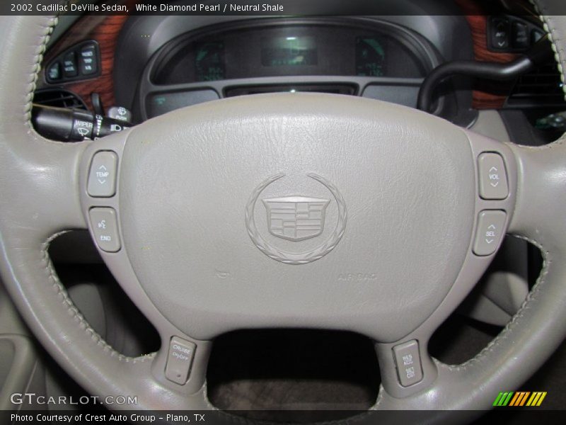 White Diamond Pearl / Neutral Shale 2002 Cadillac DeVille Sedan