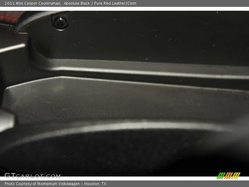 Absolute Black / Pure Red Leather/Cloth 2011 Mini Cooper Countryman