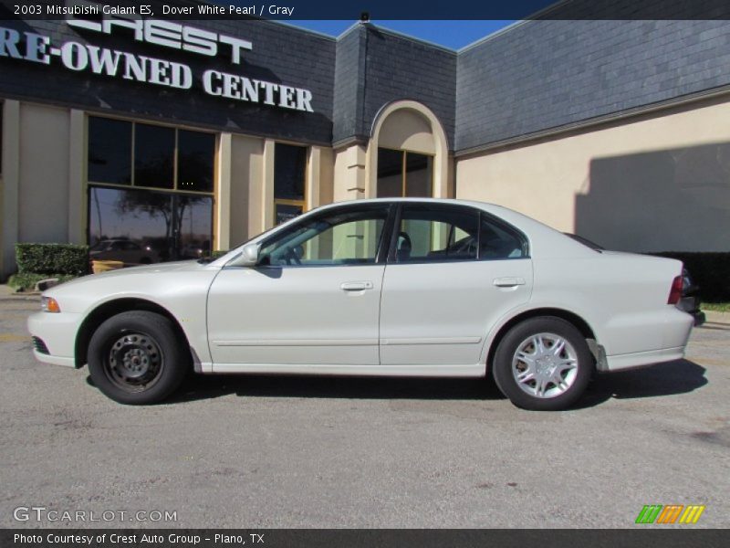 Dover White Pearl / Gray 2003 Mitsubishi Galant ES